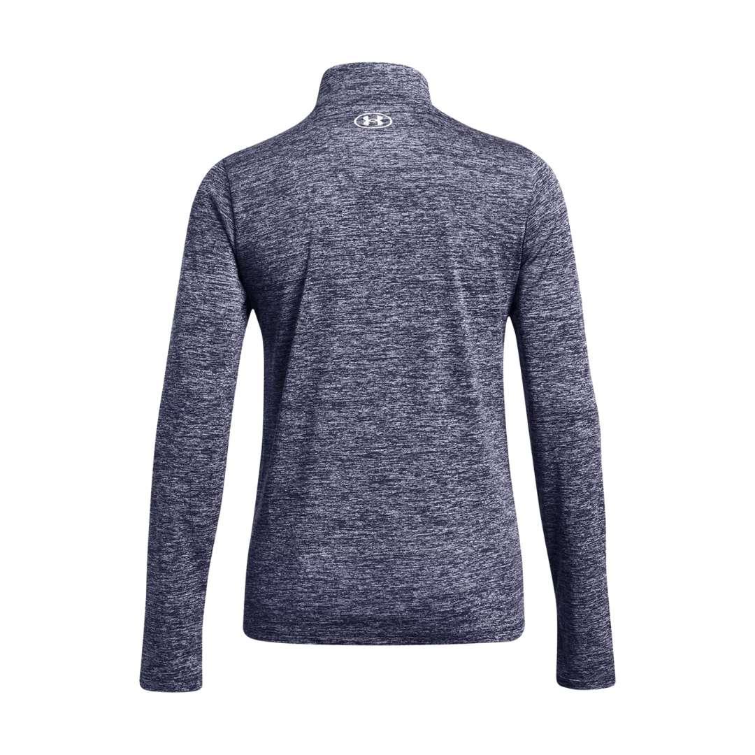 Under Armour Women's UA Tech™ Twist 1/2 Zip Long Sleeved Shirt - Midnight Navy/White